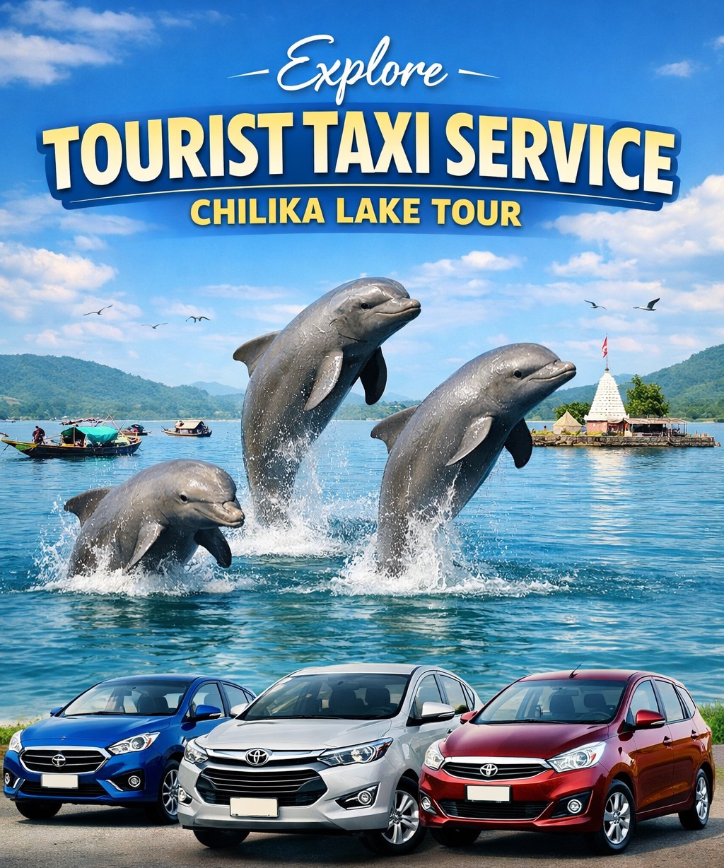 Puri to Chilika Lake Taxi Booking
